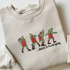 Besticktes „Das war’s, ich gehe nicht“-Sweatshirt, hässlicher Weihnachtspullover, lustiges Weihnachtsshirt, Weihnachtsgeschenk, Frohe-Weihnachten-Sweatshirt 
